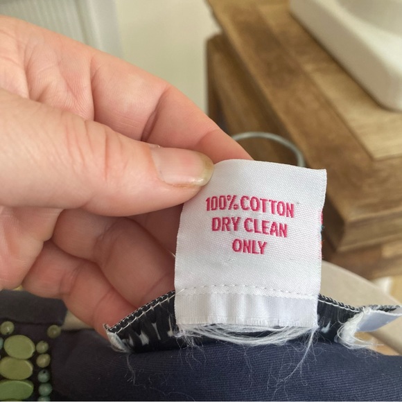 Gretchen Scott Navy and Green Beaded Sheath Sleeveless Dress - Picture 8 of 8